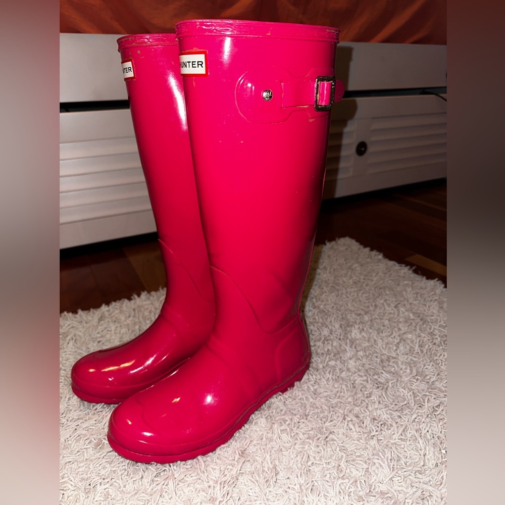 Tall Hunter Boots Size 7